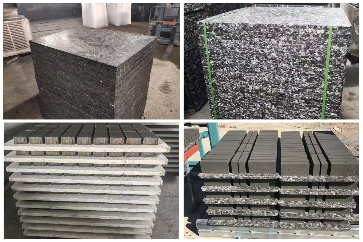 พาเลทเครื่องจักรอิฐคอนกรีตไม่เผา