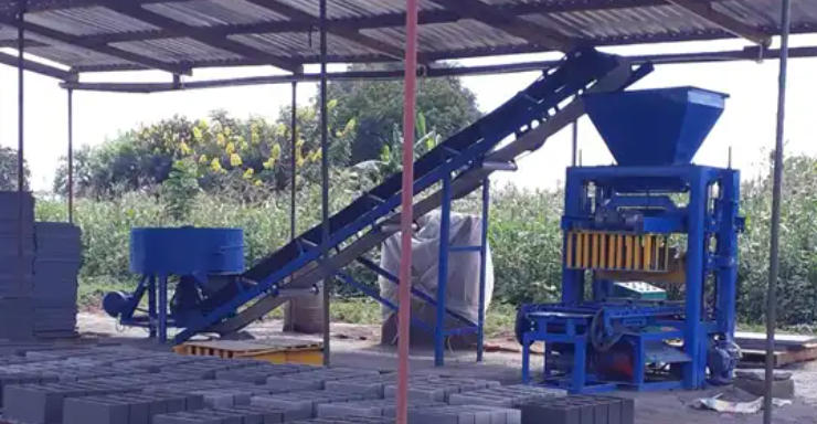 Manual Concrete Block Machine