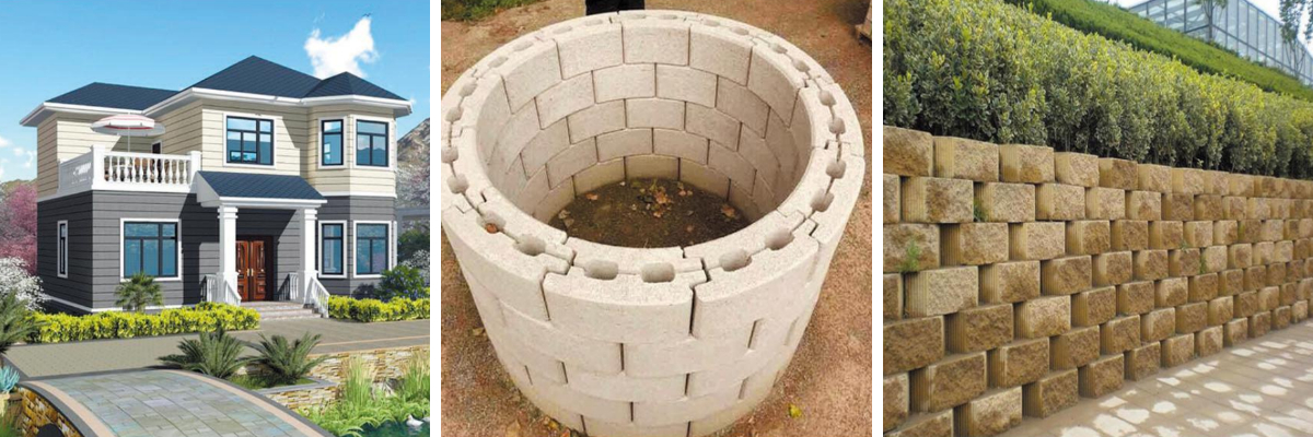 Macchina idraulica per mattoni di cemento