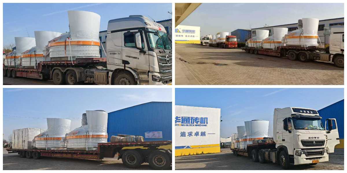 Huit mélangeurs à axe vertical ont été expédiés au Kazakhstan.