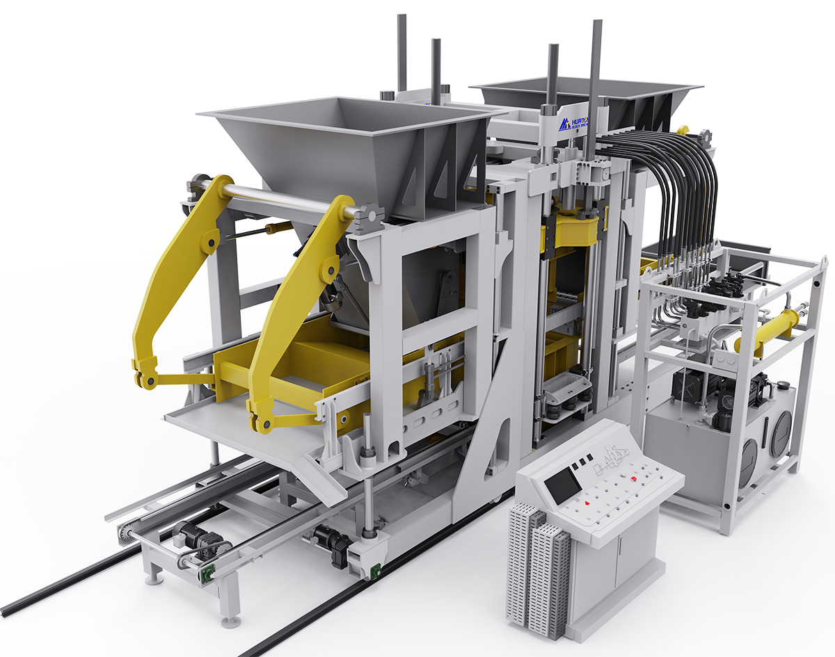 Macchina automatica per la fabbricazione di blocchi