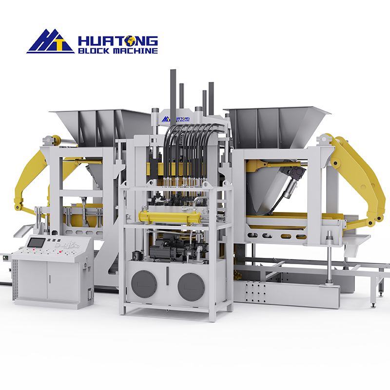 Macchina automatica per la fabbricazione di blocchi