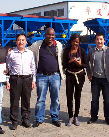 South African brick machine customer