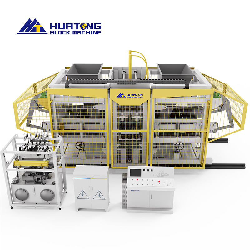 Máquina para fabricar bloques de hormigón