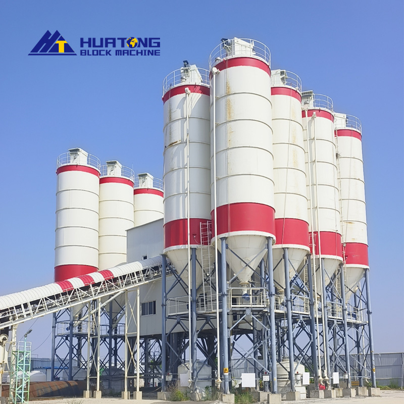 shaft concrete mixing station