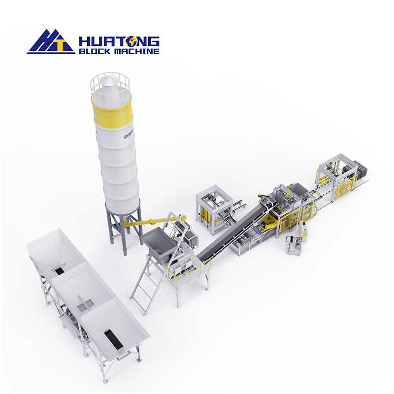 Máy sản xuất gạch xi măng