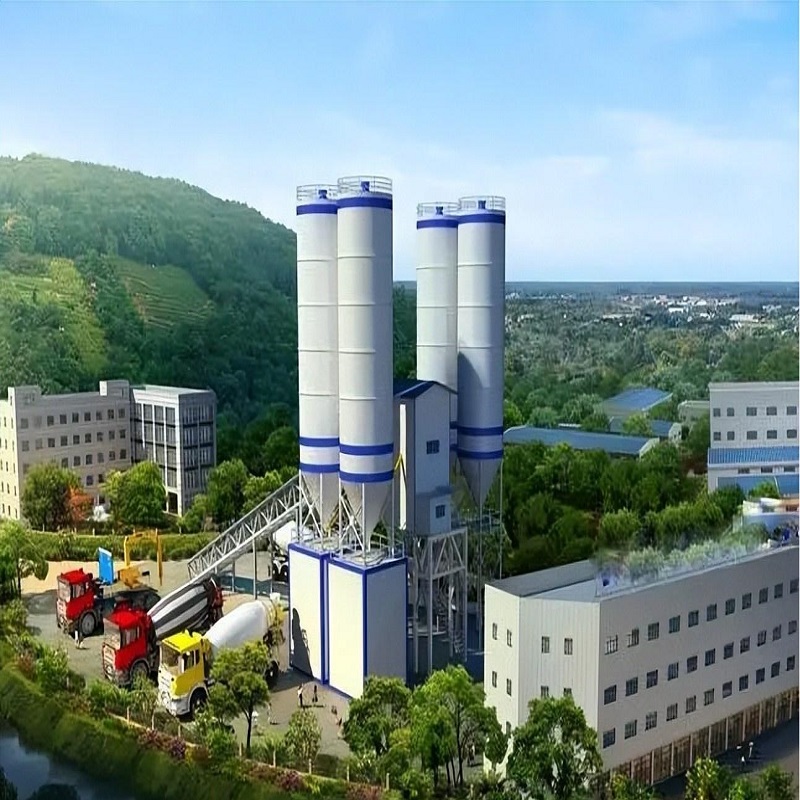 shaft concrete mixing station