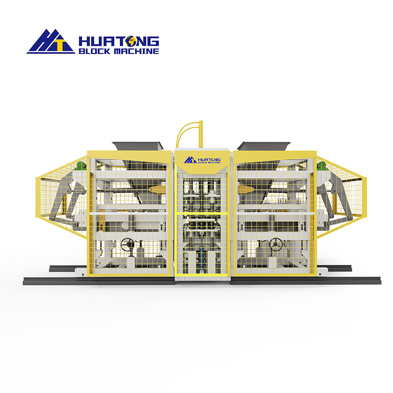 Máquina para fabricar bloques de hormigón