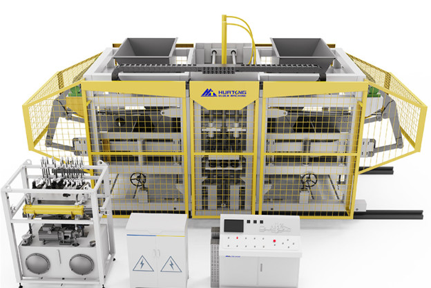Машина для производства бетонных блоков