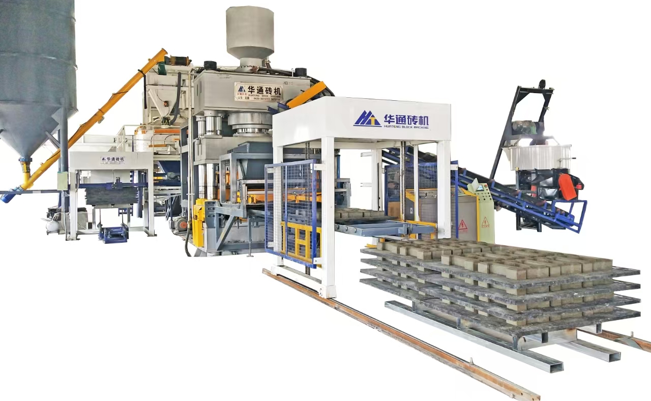 자동 블록 생산 라인