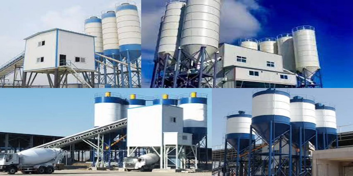 shaft concrete mixing station