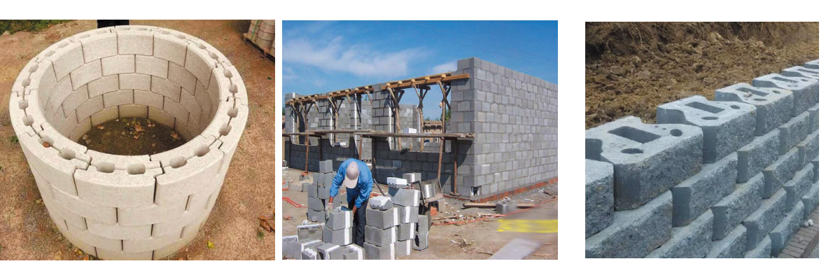 macchina idraulica per la produzione di blocchi