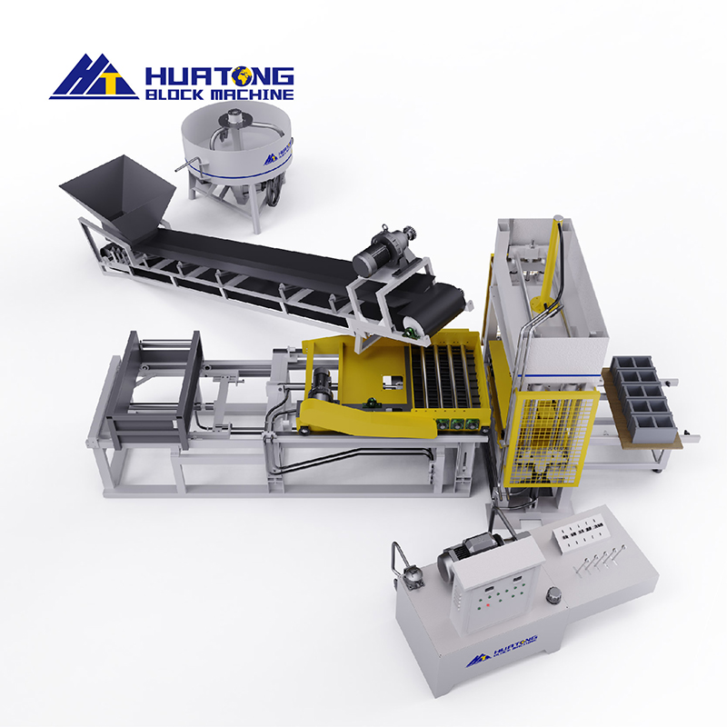 Máquina para fabricar bloques qt4-15