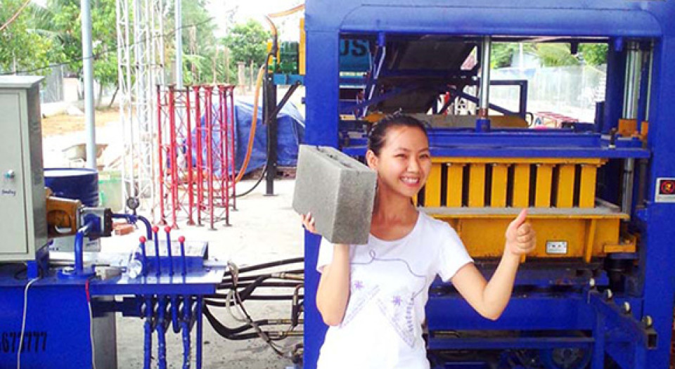 สถานที่ติดตั้งเครื่องจักรทำอิฐในบังคลาเทศ