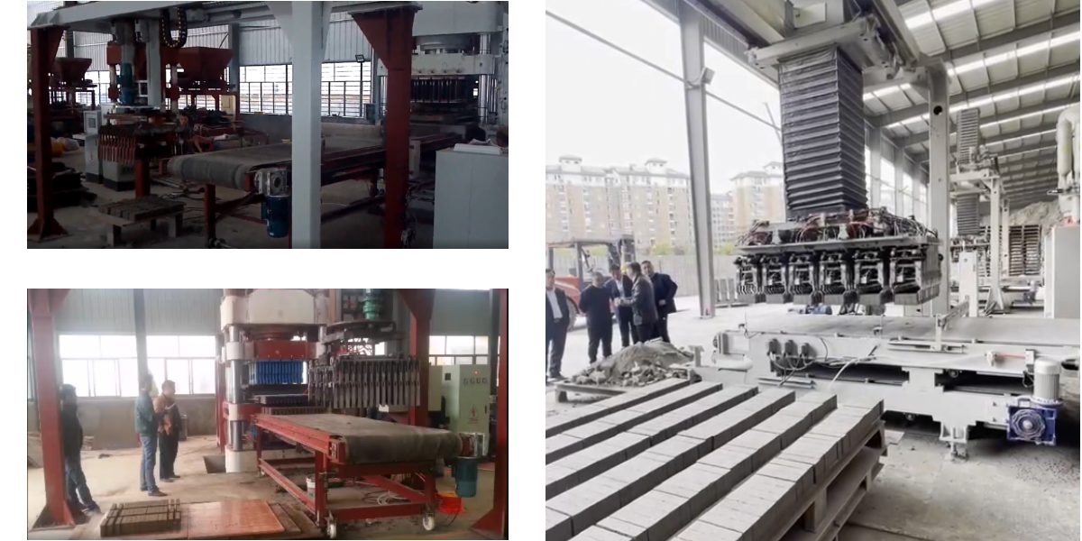 macchina idraulica per la produzione di blocchi