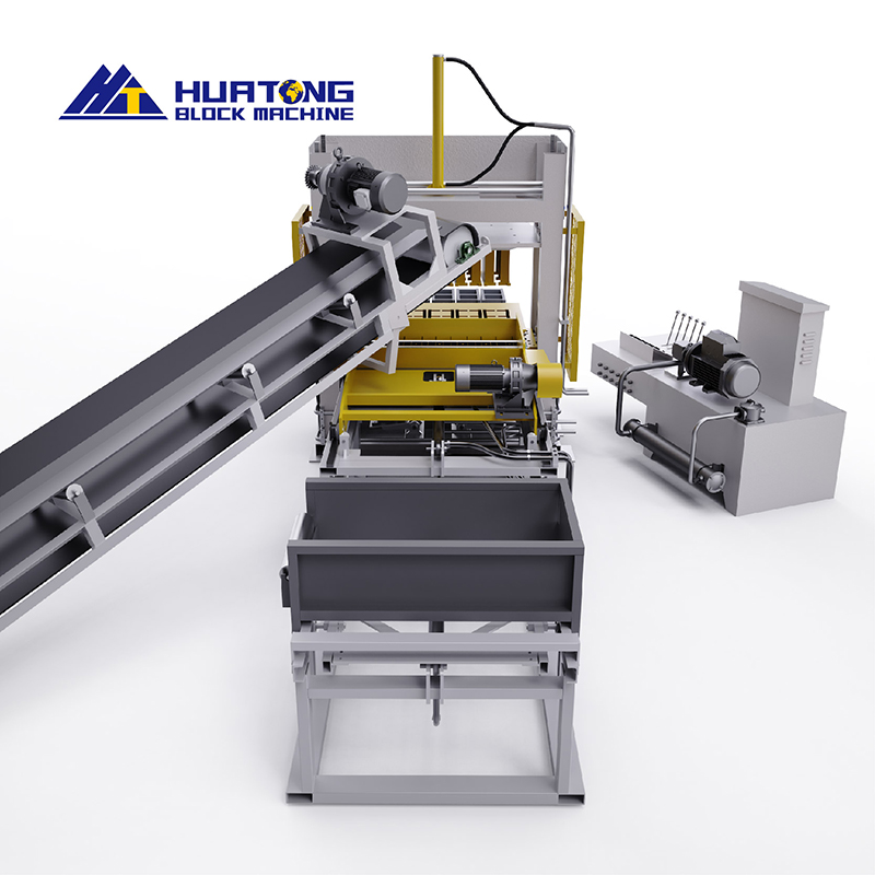 Máquina para fabricar bloques qt4-15