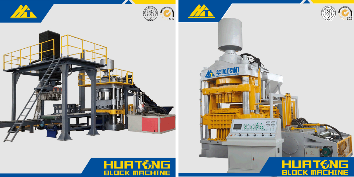 macchina idraulica per la produzione di blocchi